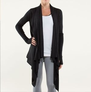 Lululemon Universal Wrap Cardigan Women’s Size (Small? Open Front Waterfall Cash